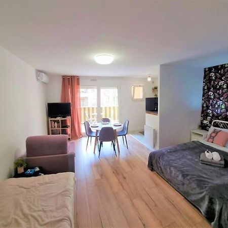 Studio Nice, Avenue Des Fleurs, Climatise Apartment Luaran gambar