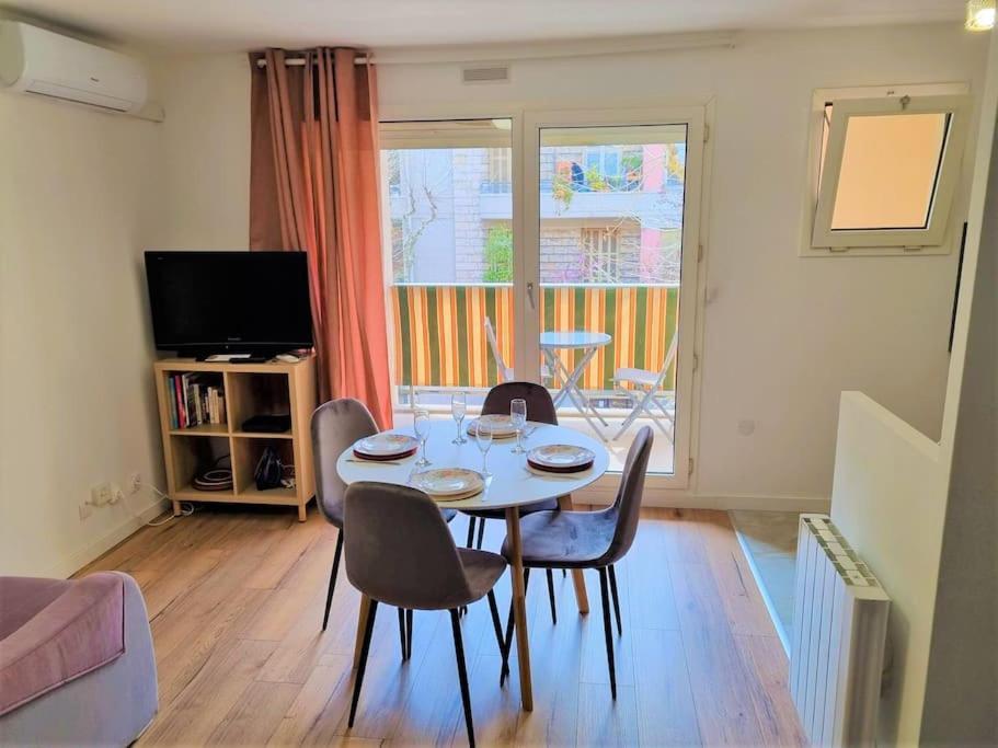 Studio Nice, Avenue Des Fleurs, Climatise Apartment Luaran gambar